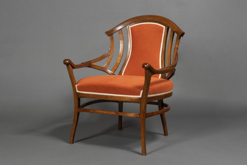 Henry Van de Velde <span>Fauteuil en orme</span>